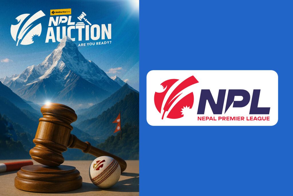 एनपीएलको अक्सन साउन २४ मा हुने, ४५८ खेलाडीले गराए नाम दर्ता